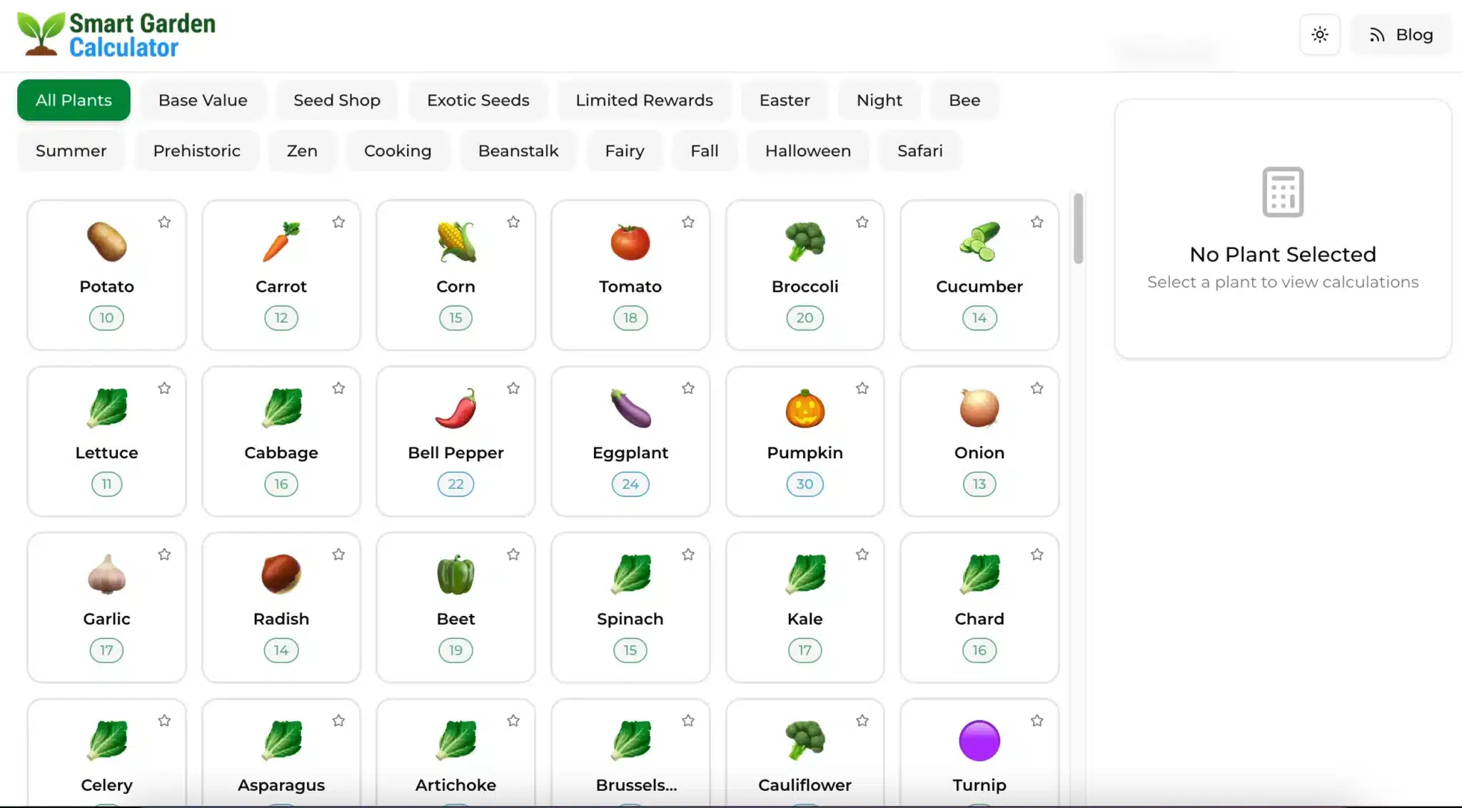 Smart Garden Calculator preview